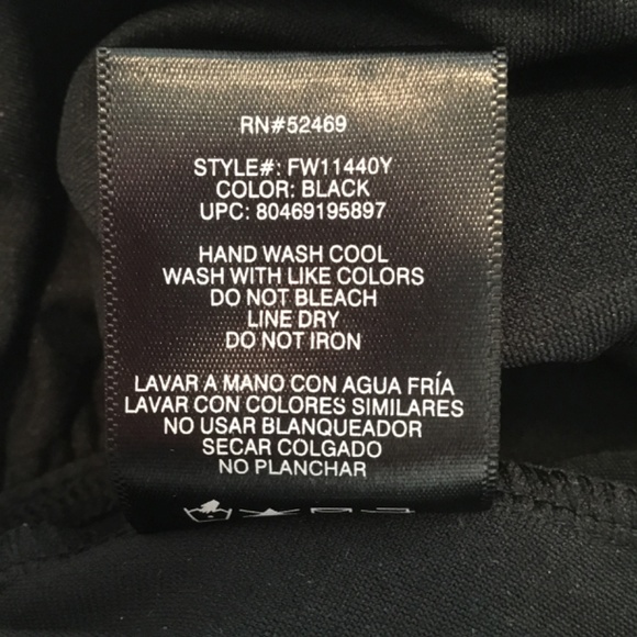 Catalina Holter Top Swimsuit Black 1X (16W) (Top Only) - Picture 4 of 4